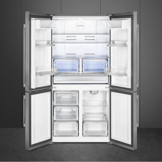 Frigorífico Americano SMEG FQ60XDE No Frost 182 cm 541L E Inox Dispensador Hielo