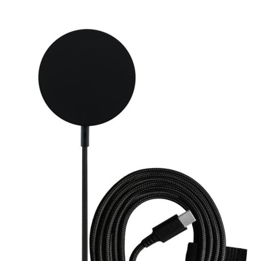 Cargador inalámbrico Samsung GP-SACBMSALK25 Qi2 USB carga rápida negro