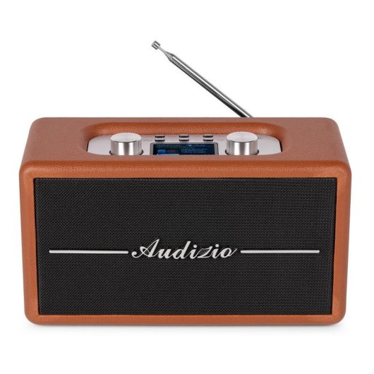 Radio portátil Audizio Tune60-BN DAB+ FM Bluetooth pantalla LCD 2,4" marrón