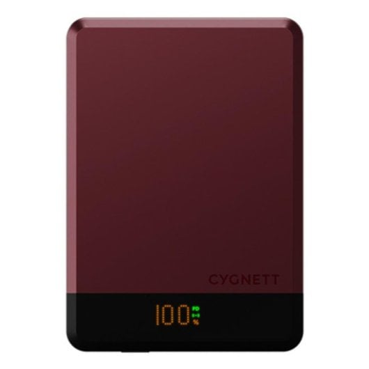 Batterie externe Cygnett MagSlim 5000 mAh à charge sans fil MagSafe avec Cherry Ultra-Slim