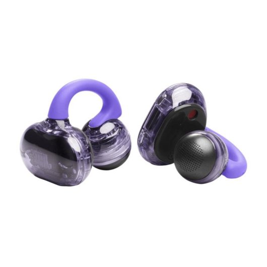 Auriculares JBL Soundgear Clips Inalámbricos Bluetooth com Cancelamento de Ruído, Microfone, IP54, Roxo