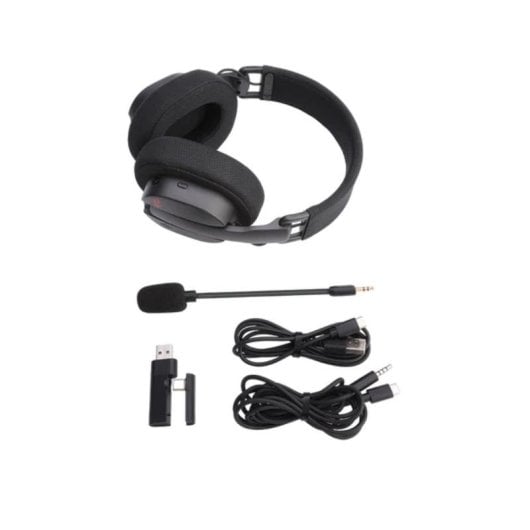 Auriculares Redragon H888 LUCE inalámbricos Bluetooth y 2.4 GHz Gaming con micrófono desmontable negros