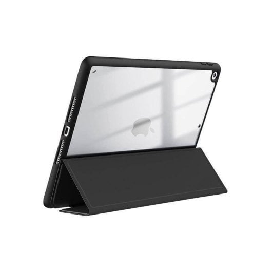 Funda Crong PrimeFolio Black/Transparent para Apple iPad 10.2" Policarbonato TPU