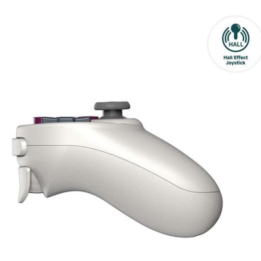 Mando 8Bitdo Pro 2 Hall Effect Blanco USB Switch Android cable 1,8 m