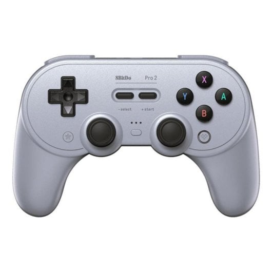 Mando 8Bitdo Pro 2 Hall Effect USB Gris para Switch y Android