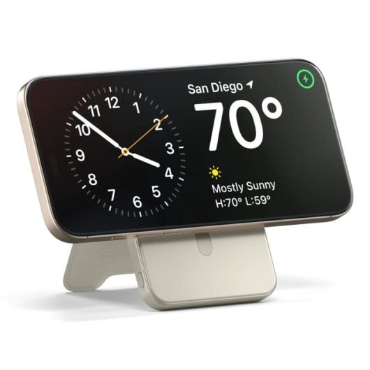 Batterie externe Satechi ST-B5Q2SW 5000mAh Chargeur sans fil MagSafe Sable