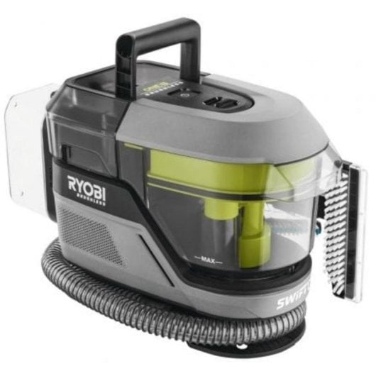 Aspiradora de Tapicerías Ryobi Swift Clean 18V ONE+ Sin Cable 73W 15min Accesorios Verde