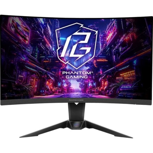 Monitor ASRock Phantom Gaming 27" Quad HD 180Hz VA Curvo FreeSync HDR400