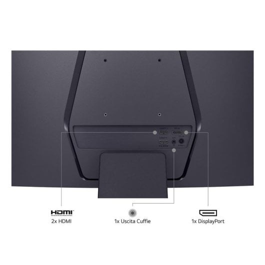 Monitor LG 27GS60QN-B 27" Quad HD 180Hz VA Curvo 1ms FreeSync HDR10