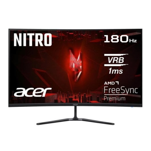 Monitor Acer Nitro ED320QRS3bmiipx 31.5" FullHD 180Hz VA Curvo 1ms FreeSync Premium HDR10
