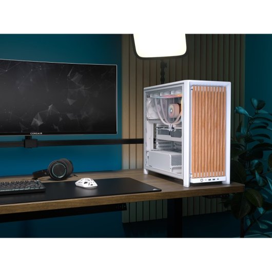 Case PC Corsair FRAME 4000D WOOD RS bianco rovere pannello modulare