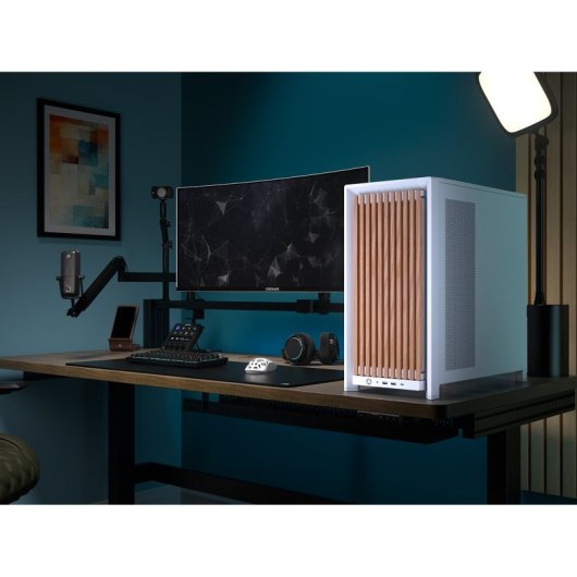 Case PC Corsair FRAME 4000D WOOD RS bianco rovere pannello modulare