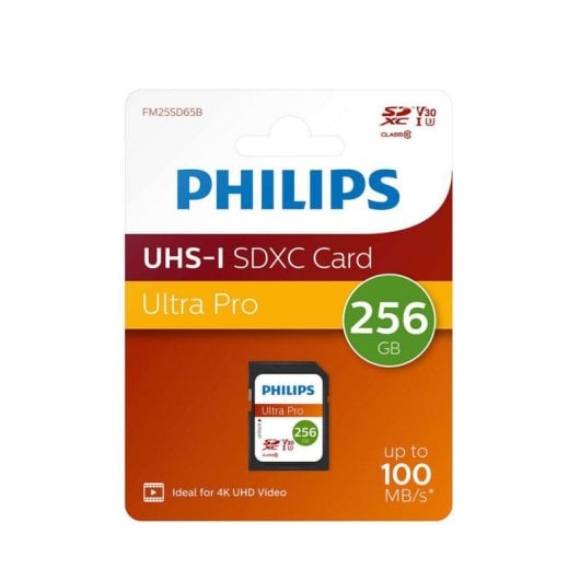 Scheda SD Philips FM25SD65B 256GB SDXC UHS-I Classe 10 U3 V30