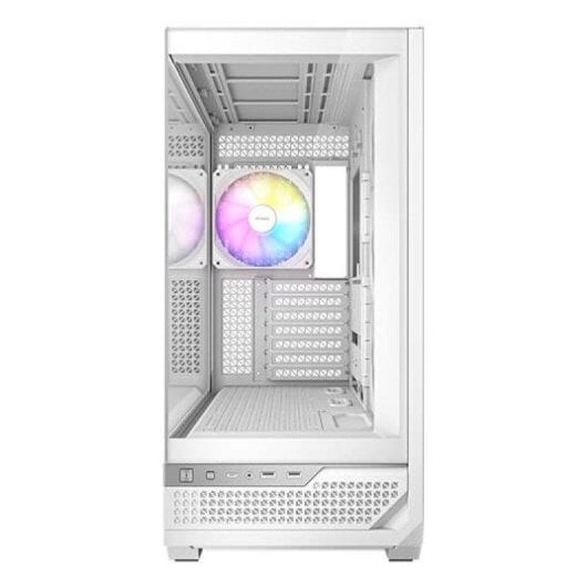 Boîtier Antec C7 ARGB White midi tower verre trempé refroidissement avancé