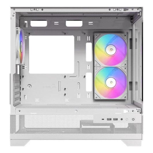 Boîtier Antec CX500m ARGB Mini Tower Blanc Verre Acier ITX micro ATX ARGB