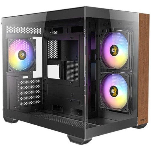 Boîtier PC Antec CX600M Noir/Marron Midi Tower Verre Trempé RGB Gaming