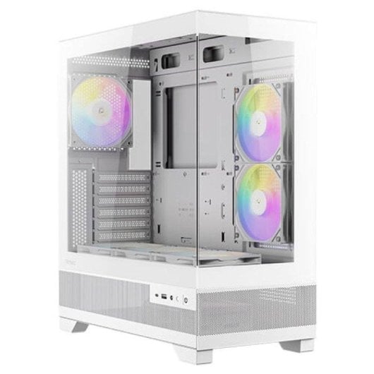 Boîtier Antec CX700 RGB Elite Midi Tower Verre trempé Acier Noir ATX RGB