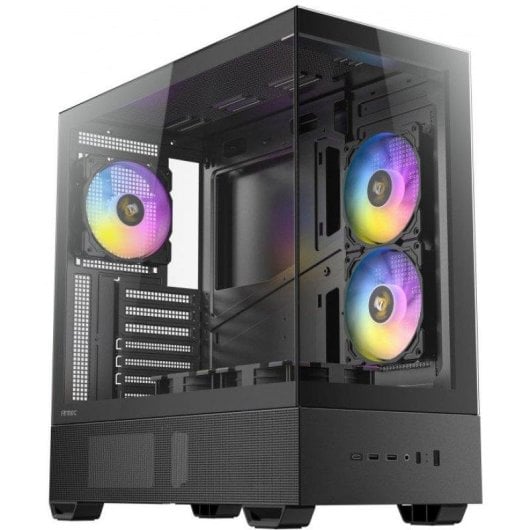 Boîtier ATX Antec CX705 aRGB vue panoramique 270° 5 ventilateurs PWM