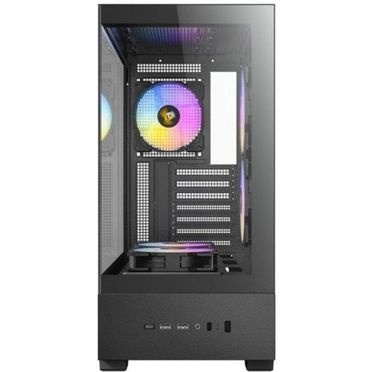 Boîtier ATX Antec CX705 aRGB vue panoramique 270° 5 ventilateurs PWM