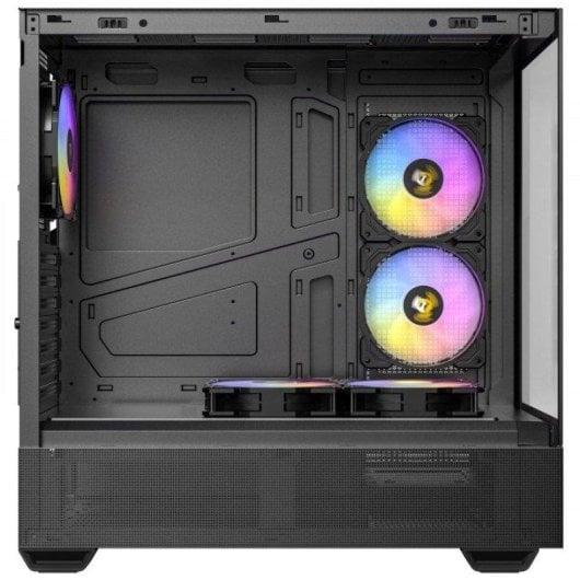 Boîtier ATX Antec CX705 aRGB vue panoramique 270° 5 ventilateurs PWM