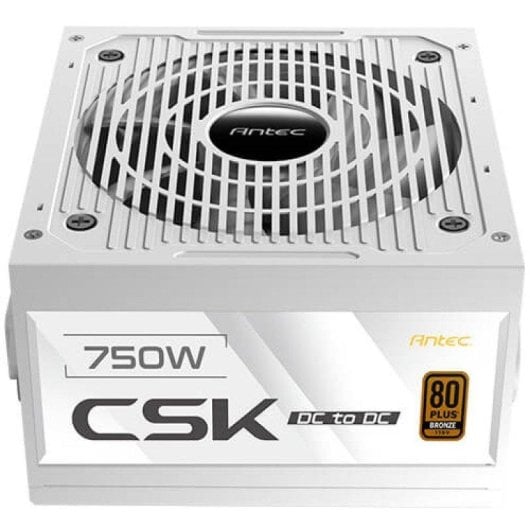 Alimentation Antec CSK750DC WHITE 750W 80 PLUS Bronze ATX non modulaire
