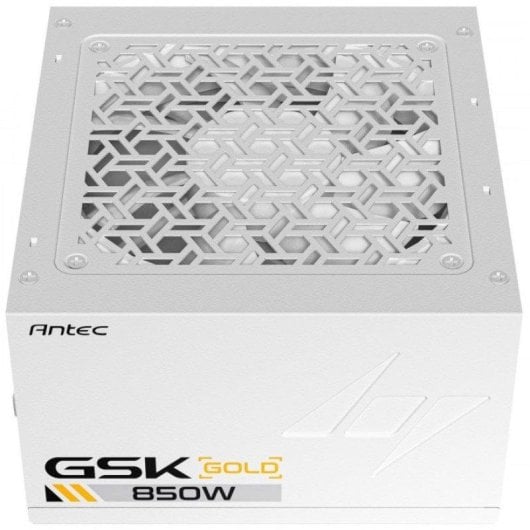Fuente de Alimentación Antec GSK850 v2 850W Certificación 80 Plus Gold modular blanca