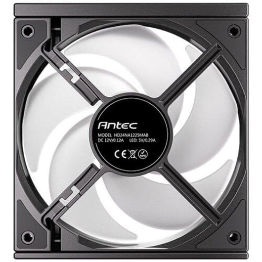 Ventilateur supplémentaire Antec C120R ARGB 120 mm 1800RPM PWM LED RGB Pack de 3