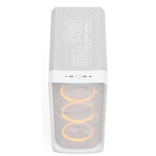 Caixa Fractal Meshify 3 Branca ATX Vidro Temperado RGB Gaming