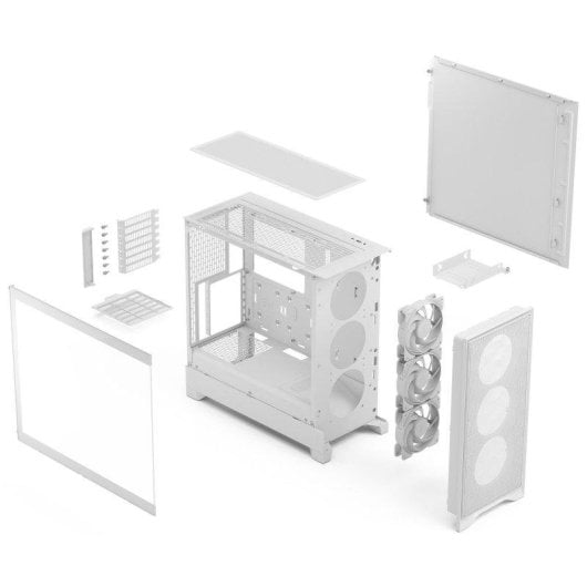 Caja PC Fractal Pop 2 Air White TG RGB ATX Vidrio Templado RGB