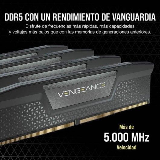 Memoria RAM Corsair Vengeance 16GB 2x8GB DDR5 6000MHz CL36 AMD EXPO Intel XMP Gris