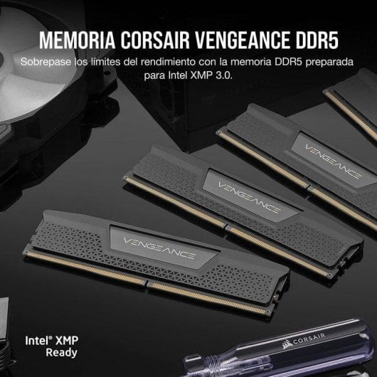 Memoria RAM Corsair Vengeance 16GB 1x16GB DDR5 6000MHz CL36 AMD EXPO Gris