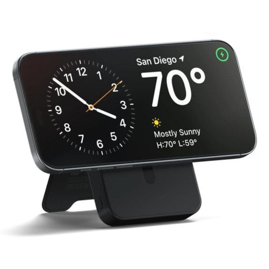 Batería externa Satechi ST-B10Q2SK 10000 mAh carga inalámbrica MagSafe negra