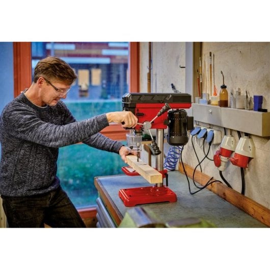 Taladro de columna Einhell TC-BD 450 450W 5 velocidades mesa inclinable