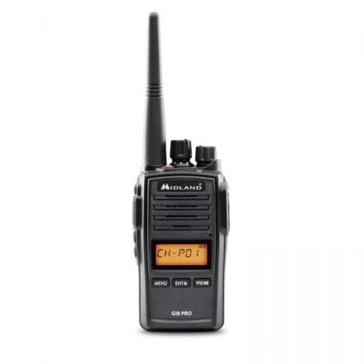 Radio bidirectionnelle Midland G18 Pro 99 canaux PMR LCD IP67 portée 12 km