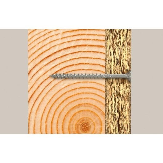 Tornillo Fischer 670512 acero inoxidable 6x300 mm cabeza plana PZ3