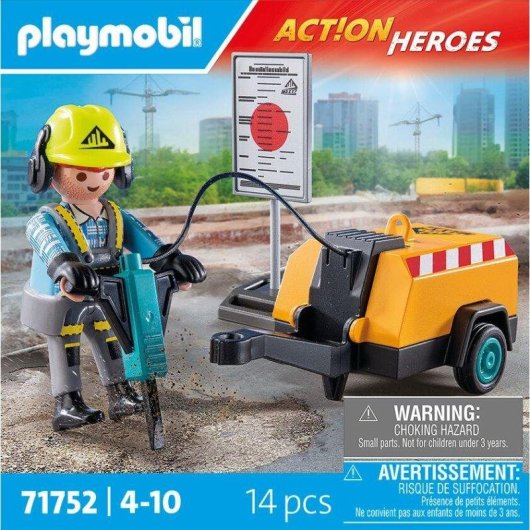 Figura giocattolo Playmobil Action 71752 Multicolore Plastica 21 Pezzi