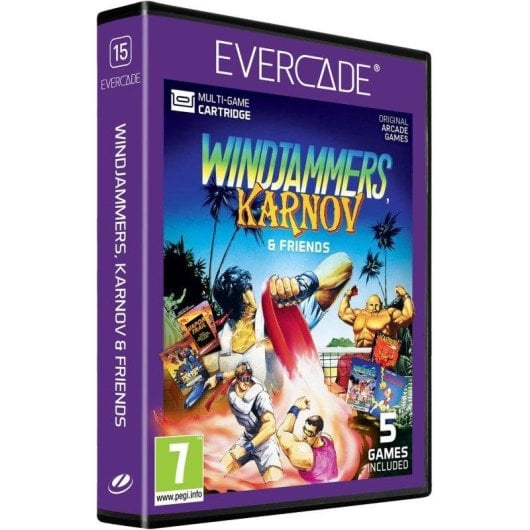Evercade Windjammers Karnov & Friends