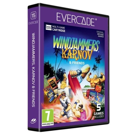 Evercade Windjammers Karnov & Friends