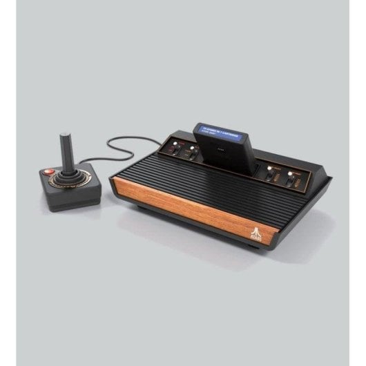 Plaion Atari 2600 Plus Retro Sobremesa Sem Processador Sem Armazenamento Joystick Cartucho 10 em 1 Preto Laranja