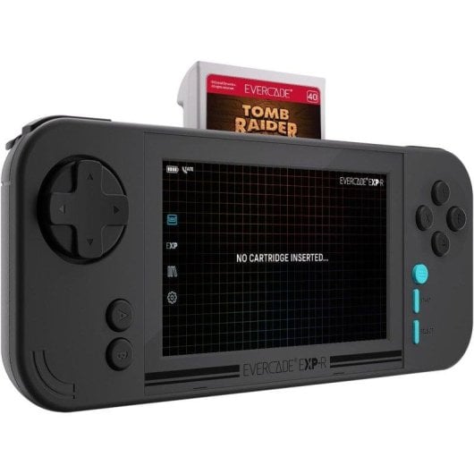 Blaze Entertainment Evercade EXP-R Portatil ARM Cortex-A7 4GB Tomb Raider Collection Cinza Carvão Turquesa