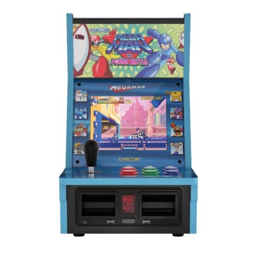 Blaze Evercade Alpha Mega Man Retro Sem Processador Sem Armazenamento 6 Jogos Azul