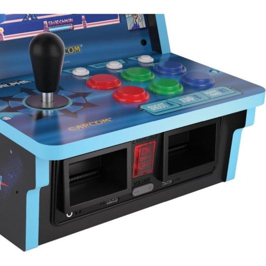 Blaze Evercade Alpha Mega Man Retro Sem Processador Sem Armazenamento 6 Jogos Azul