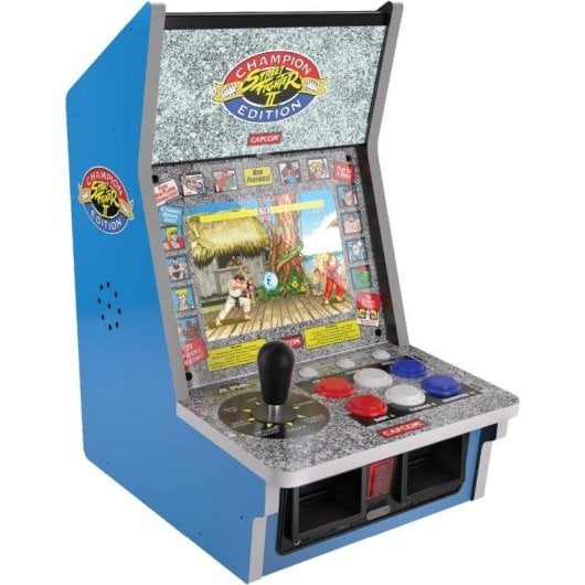 Blaze Evercade Alpha Street Fighter Retro Processeur Custom 0GB Bartop 8 pouces Blanc