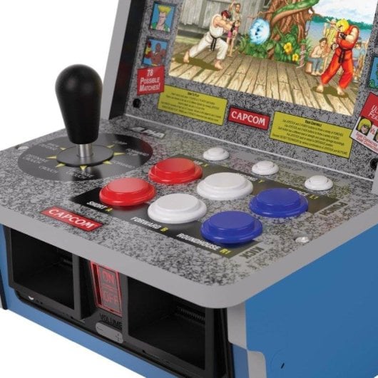 Blaze Evercade Alpha Street Fighter Retro Processeur Custom 0GB Bartop 8 pouces Blanc