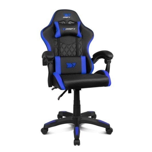 Gaming Stuhl Drift DR35 Schwarz Blau Ergonomisch PU Schaumstoff 100 kg