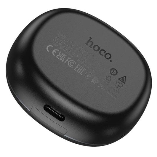 Auriculares Hoco EQ3 inalámbricos Bluetooth 5.3 con pantalla digital y soporte Siri negros