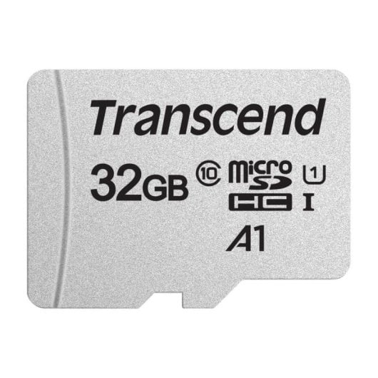 Memoria microSD Transcend 300S 32GB Clase 10 UHS-I A1 resistente