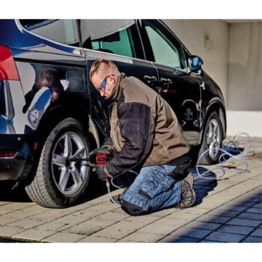 Schlagschrauber Einhell TC-PW 610 Druckluft 610 Nm 7000 RPM Schwarz Rot