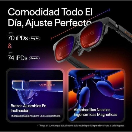 Lunettes XR VITURE Luma Pro V1251 Micro OLED 152'' 1200p 120Hz RGB Audio Harman