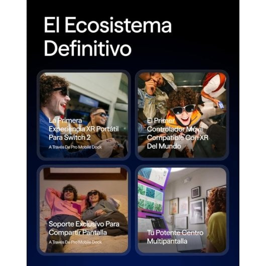 Gafas VITURE Luma Ultra XR 1200p 6DoF AR 1500 Nits Audio HARMAN